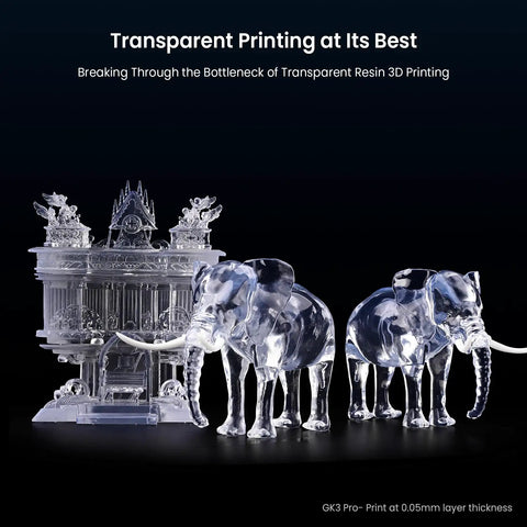 Straight Up Beast Mode 16K Resin 3D Printer Fully Loaded With Precise 385Nm UV Light To Create Crisp Transparent Pieces Without Any Print Problems