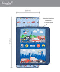 Nap Mat For Toddlers With Removable Pillow Fire Police Rescue Theme, roll up design, 20x50 mat, 31x40 blanket, Everyday Kids