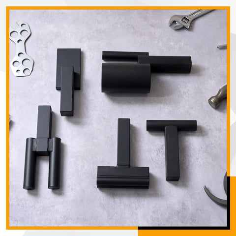 Five Piece One Inch Hardy Hole Blacksmith Tools Set Pro Grade Forging Kit With Hot Cut Creasing Stake Bottom Fuller Turning Tools