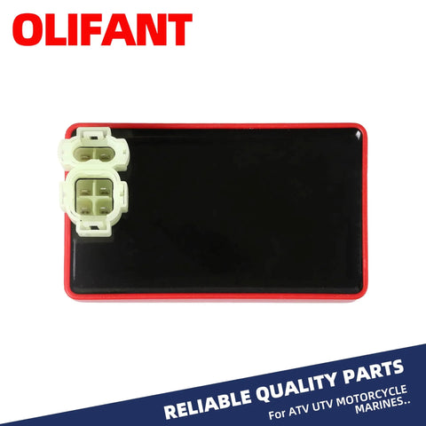Ignition CDI Module Box For FourTrax 300 TRX300 ATV 1988 1993 4x4 2x4 Replacement CDI Unit 12V showing connector detail