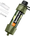 Portable Water Purifier Straw For Hiking And Camping, Reusable Filtration System With Medical Grade Filters, BPA Free, Triple Filtration
