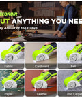 Top Shelf Cordless Electric Scissors Built Different To Crush Cardboard And Fabric Like A Slick Pro, cutting fabric.