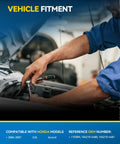Mechanic installing Honda Accord 3L V6 Alternator Replacement 2004 to 2007 Direct Fit CW 130 Amp in car engine bay