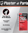 Plaster Of Paris Dry Mix For Interior Wall And Ceiling Repairs White 4 Lb Box Quick Set In 20 To 30 Minutes DIY Friendly