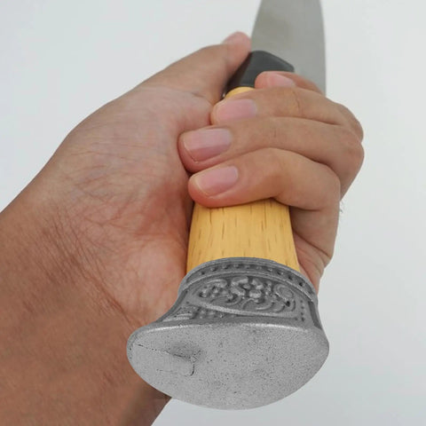 Finger Guard Bolster Set For Knife Making 2 Pieces Stainless Steel Guards And Pommel Bolsters Custom Handle 5.50X2.20X1.90CM