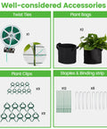 Foldable Cucumber Trellis 2 Pack A Frame Garden Support For Climbing Plants 46 Inch Long By 18 Inch Wide Steel Frame Accessories
