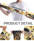 Beat The Summer Heat With These Fly Cooling Arm Sleeves Ultra Soft Ice Silk Fabric Keeps You Chilling During Running Golf Or Cycling Two Pack High elasticity demonstration on arm sleeves.