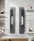 Truck Underbody Tool Box Mounting Kit With Heavy Duty Brackets And Screws Expansion Anchors Box Holder For Trailers, metal brackets on wall