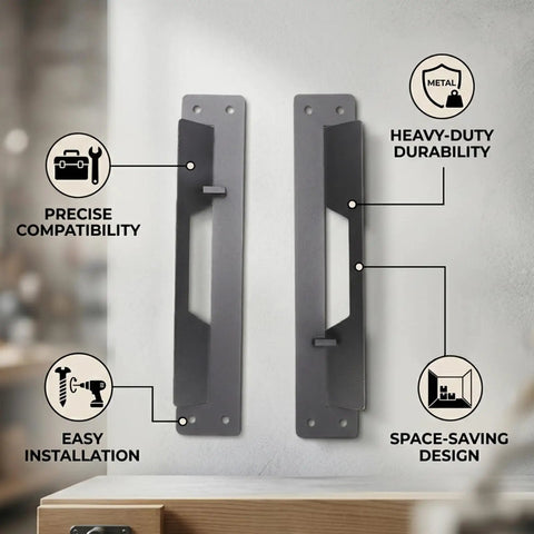 Truck Underbody Tool Box Mounting Kit With Heavy Duty Brackets And Screws Expansion Anchors Box Holder For Trailers, metal brackets on wall
