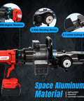 Portable Cordless Electric Rebar Cutter And Bender with 360-degree rotation and side bending device for DIY projects.