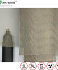 Faraday Shielding Mesh Window Fabric With Nickel Copper Conductive Grid That Blocks EM Transparent Clear Gauze Tulle For Real World Shielding