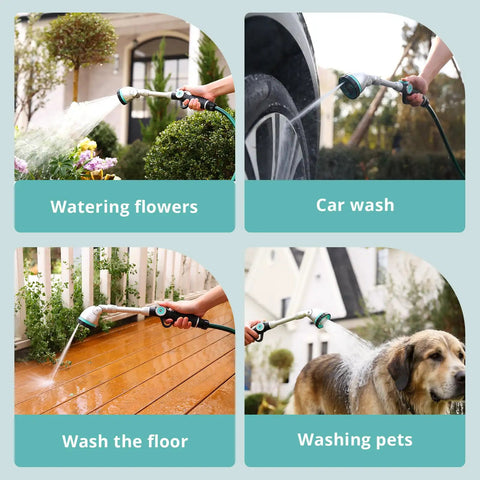 16 Inch Long Reach Watering Wand With 90 Degree Head Thumb Control And 6 Spray Patterns watering plants and other tasks
