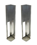 Beefy 5X5 Post Mount Tower With Mounting Kit For Concrete Or Wood Deck 24 Inch 2 Pack, galvanized steel construction
