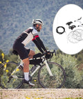 Rock Solid Mountain Bike Disc Brake Kit Featuring Hella Grippy Stopping Power and Lightweight Trail Upgrades Compatible with Most Fat Tire Cruisers and Dirt Bikes Premium Hydraulic Pads for Smooth Riding on a cyclist's bike.