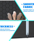 Top view of Big Ol Extended Desk Mat And Gaming Mouse Pad Large 35.4 By 15.7 Inch Surface with smooth fabric and thick base