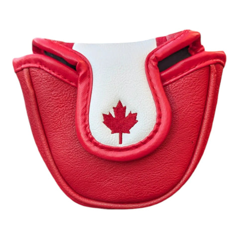 Driver Putter Mallet Style Head Cover With Alignment Stick Holder Hybrid Fairway Wood Cover Canada Flag Style Novelty.