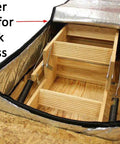 Attic Door Insulation Cover 54x25x13 In With Adjustable Straps And Zipper Fireproof Attic Tent Insulation Heat Loss Preventer