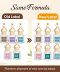 Fresh Ride Vibes Long Lasting Car Air Freshener Hanging Essential Oil Diffuser 6 Pack Wood Cap Scent Strips new and old labels