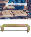 Heavy Duty C Clamp G Clamp For Woodworking And Welding Projects Built Tough Hand Grip Holder Carpenter Tool 12 Inch Steel Screw Clamp For clamping wood planks