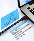 Cat 8 Ethernet Cable 15 Foot Braided High Speed Network Cable With RJ45 Connector for Modem Router Gaming PC Indoor Outdoor