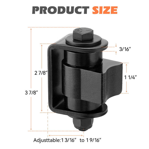 Heavy Duty Weld On Gate Hinges Four Pack Built Tough For Gates Up To 1100 Lbs With Maintenance Free Sealed Bearings, Rust Resistant Steel, Post Installation Safe For Powder Coating, High Strength Hardware For Long Lasting Use, 3/16 in size