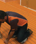 Installing Ditra-Heat-E-HK Electric Floor Heating Cable Kit With Temperature Sensors For Interior Tile Floors Minimal EMF 52.9 ft 120V