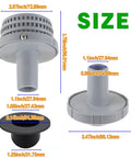 Pool Inlet Strainer Water Jet Connector Kit for Intex Above Ground Pools sizes and fittings shown