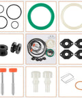 Repair Kit For 5 To 1 Fire Ball 300 Oil Pumps And Fireball Universal Pumps, Air Motor Kit And Upper Lower Pump Repair Set, 238286 Compatible With 203876