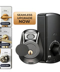 Next Level Smart Electronic Deadbolt Lock Providing Zero Drama Keyless Access With Lightning Biometric Scan and Remote Tap Control for Rock Solid Home Fortress Setup That Works Like Magic, showing secure locking features.