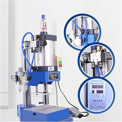 Pro Grade Pneumatic Punch Press Machine Heavy Duty Air Powered Hole Puncher For Copper Aluminum Or Plastic Adjustable Stroke Pressure Shop Ready Built Tough For Daily Grind Work