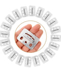 Heavy Duty Wall Panel Clamps 100 Piece Set Killer Grip Mounting Brackets For PVC Sheets And Drywall in hand, showing thick steel design.