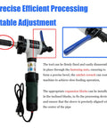 Top Shelf Electric Internal Expansion Pipe Beveler And Tube Chamfer Tool Built Different For Smooth Metal Fabrication Work With Hella Precise Angle Adjustments For 1.57 To 4.72 Inch Tubing Straight Upgrade On 220V Systems, with adjustable features and robust design.