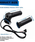 Full Twist Throttle For Q20 And Q20 Pro Lite Ebikes 3 Pin Universal Waterproof Throttle With 2 Keys Plug And Play Upgrade size chart