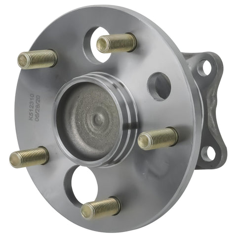 Rear Wheel Bearing Hub Assembly Fits 1992-2001 Toyota Camry, 1995-2004 Avalon, 5 Lug With ABS, close-up view of hub