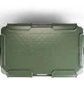 Top view of GoNow Box Waterproof Gear Storage Heavy Duty Outdoor Utility Container With Tray And Dividers For Tools And Accessories