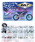 Pro Pack Motorcycle Hardware Kit For Yamaha YZF FX WR Models Featuring Four Stroke and Two Stroke fasteners displayed in package.