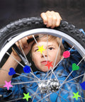 180 Pieces Colorful Bike Wheel Spoke Beads Clips For Kids Bicycle Spoke Decorations Easy Install Safe Non Toxic PP Plastic Waterproof And Durable For Girls And Boys Bright Assorted Colors With Easy Snap In Design For Quick Install Even For Kids on boy's bike