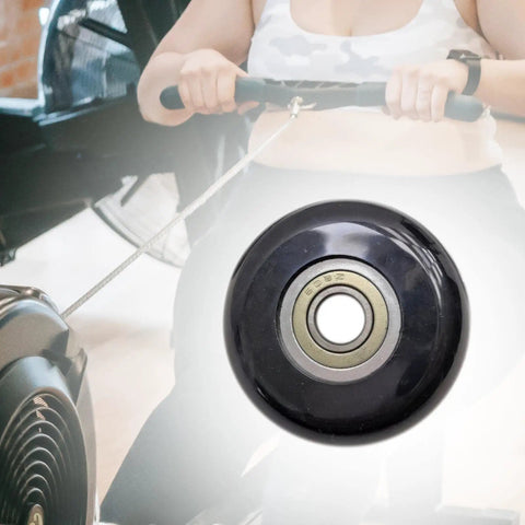 Universal Bearing Pulley Wheel For Gym Cable Systems And Home Workout Setup, Replacement Roller For Fitness Equipment, Durable PP Material, Easy Install, Compact 1.65 Inch Diameter, High Quality Cable Pulley Roller For Repair on gym cable machine