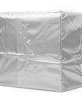 Built Tough EV Charger Covers 2 Pack Universal All Weather Polyester Sleeves for outdoor EV wall boxes, silver protective cover.