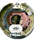 Heavy Duty Electric Trailer Brake Right Side 12 Inch By 3-3/8 Inch Drum showing internal components for 8000 lb axle installation.