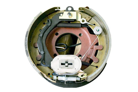 Heavy Duty Electric Trailer Brake Right Side 12 Inch By 3-3/8 Inch Drum showing internal components for 8000 lb axle installation.