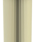 Big Blue 10 Inch Sediment Water Filter Cartridge 20 Micron Pleated Cellulose Media With Polypropylene Core shown upright