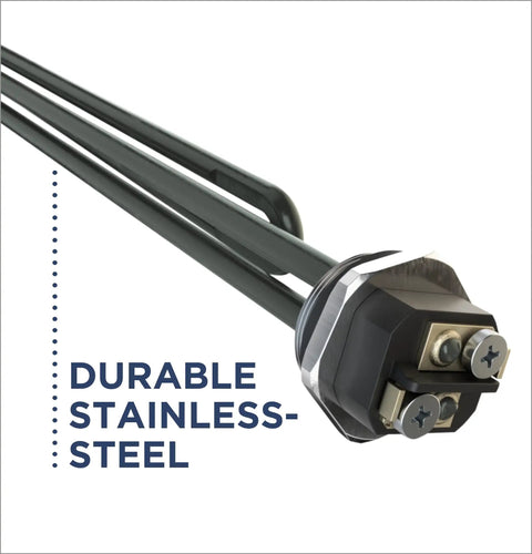 Durable stainless steel heating element for the 50 Gallon Electric Water Heater With WiFi And SmartHQ App Control.
