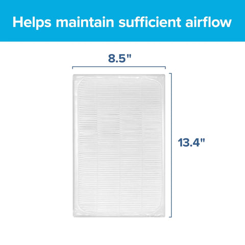 F2 Room Air Purifier Filter 2 Pack True HEPA Premium Allergen Bacteria And Virus Capture, 13 By 8.2 Inches filter size 8.5 x 13.4"