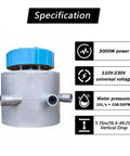3kW 110V To 230V hydroelectric water turbine generator with six nozzle direct impact design for outdoor rivers and mountains use