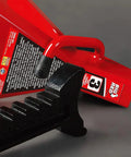 Torin Big Red 3-ton steel jack stand, red with black base and rack teeth.
