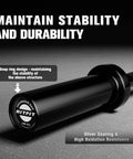 Olympic Barbell 4ft 6ft 25mm Shaft For Serious Gains Heavy Duty Weightlifting Bar, black sleeve, snap ring design, durability focus