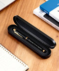 Funny Engineer Gifts For Men And Women Engraved Gel Pen Gift Set For Mechanical Engineers and Tech Nerds on wooden desk