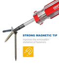 Grab This Kickass Magnetic Torx Screwdriver Set Featuring Security Tamper Proof Star Tips And A Solid 13 Piece Pro Grade Tool Kit Built Heavy For Your Car Or Truck Rig with strong magnetic tip for easy fastener handling.