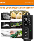 STC1000 Temperature And Humidity Controller No WiFi Thermostat for controlling reptile and aquarium environments.